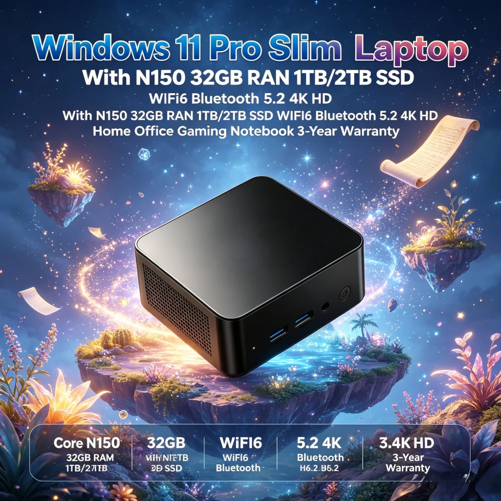 Home Office Windows 11 - Windows 11 Pro Slim Laptop With