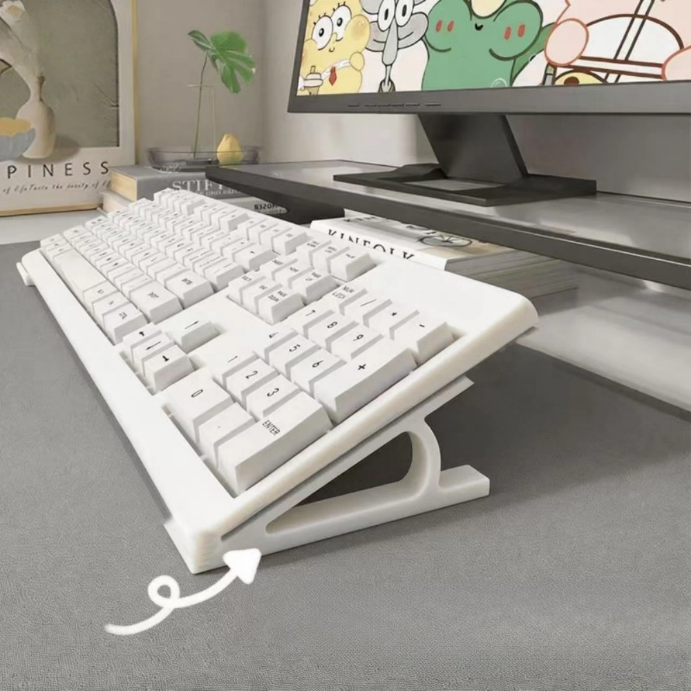 Home Office Studio - 2pc Ergonomic Keyboard Riser For Office