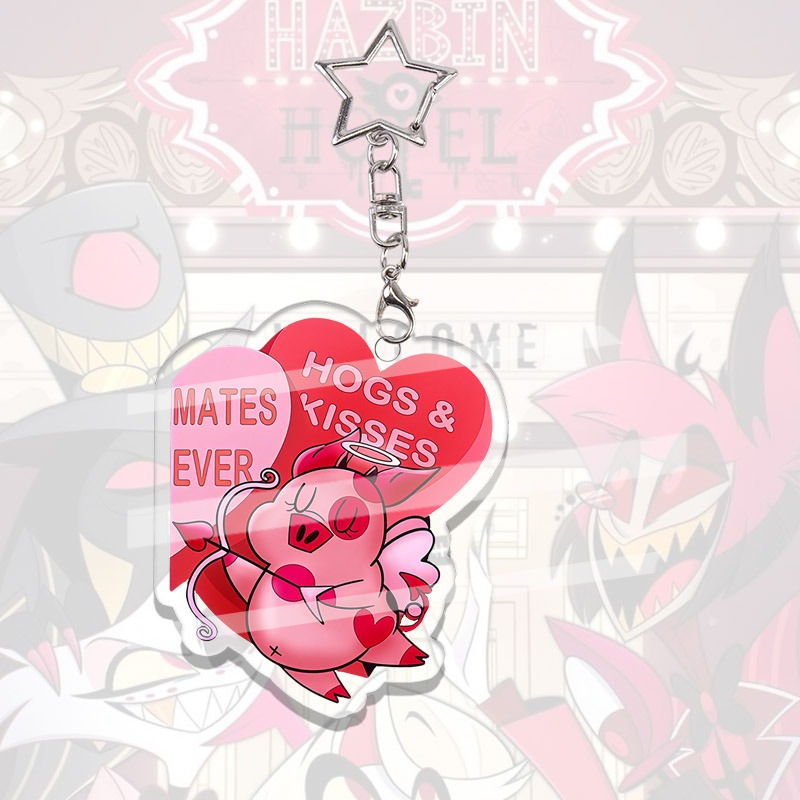 Hazbin Hotel Acrylic Keychain  – Home Office Kit recenzja i cena