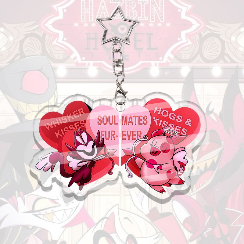 Hazbin Hotel Acrylic Keychain  – Home Office Kit recenzja i cena