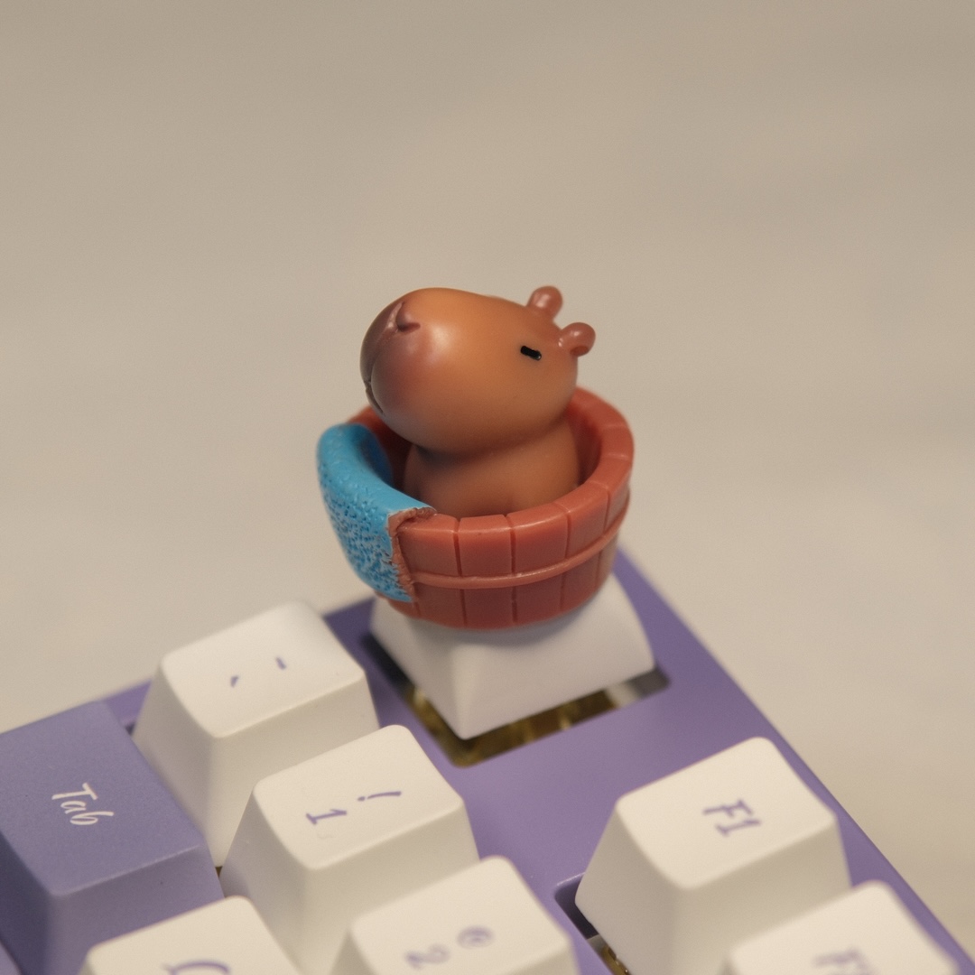Cute Capybara Keycaps XDA Prof – Keyboard Tray Under Desk recenzja i cena
