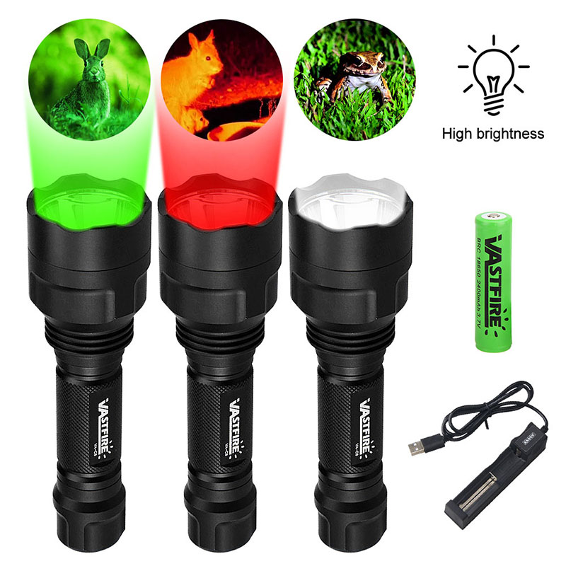 LED Tactical Hunting Flashligh – Zoom Lighting Kit recenzja i cena