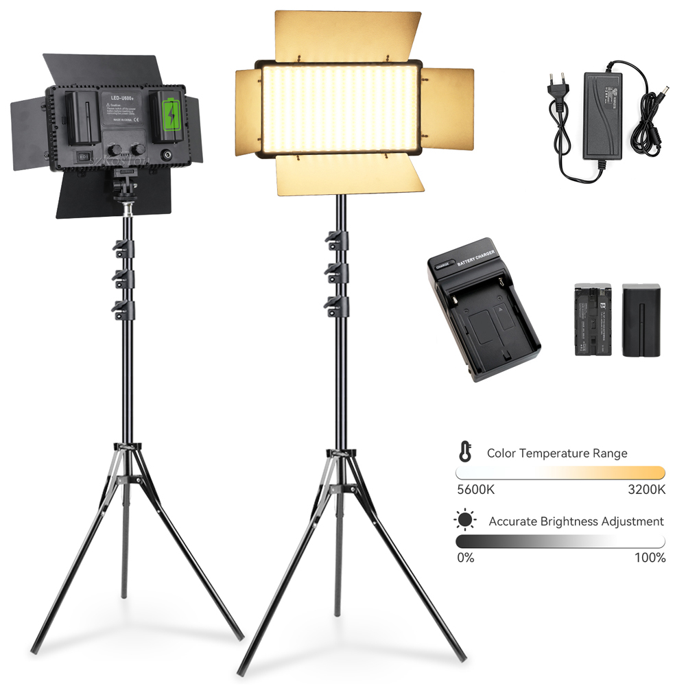 U600 LED Photo Studio Light fo – Zoom Lighting Kit recenzja i cena