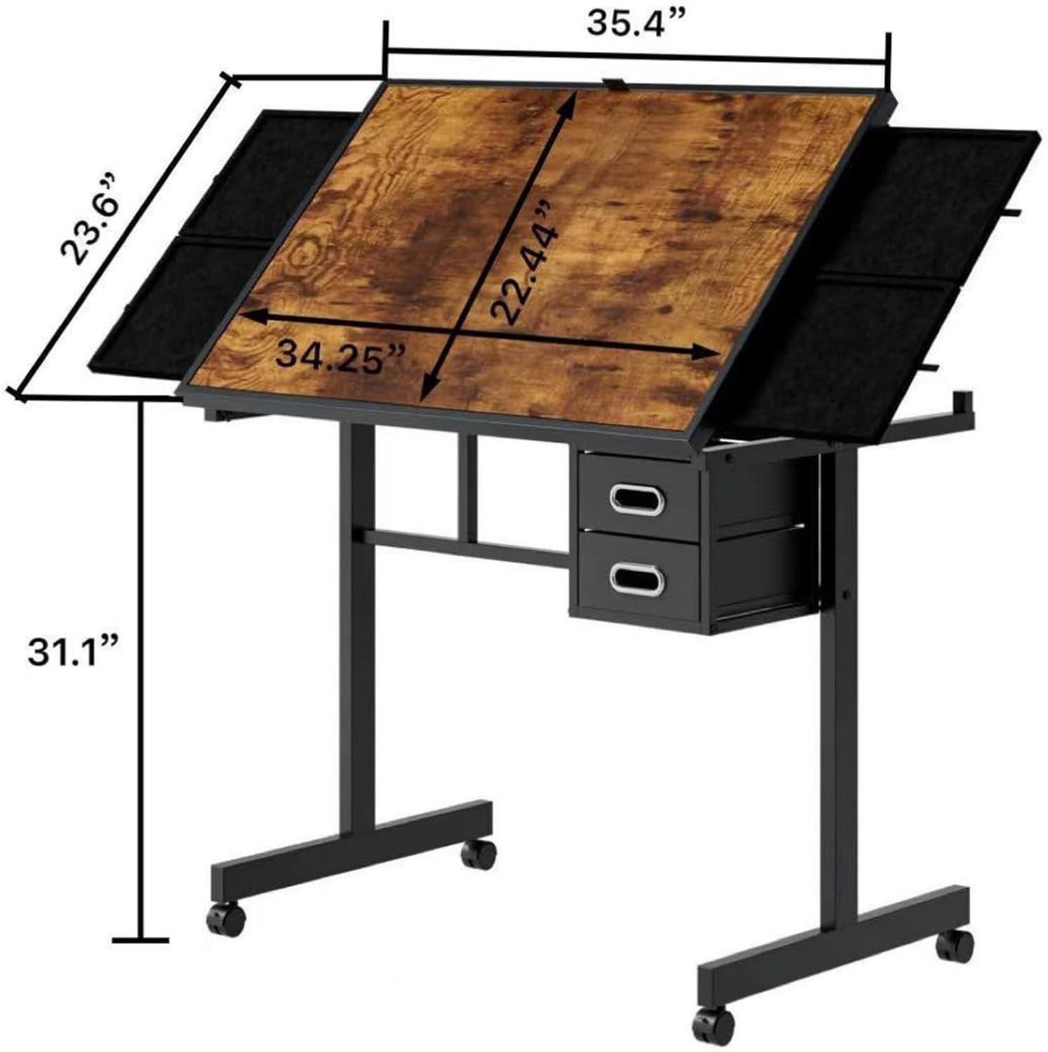 Adjustable Drafting Table with – Home Office Studio recenzja i cena