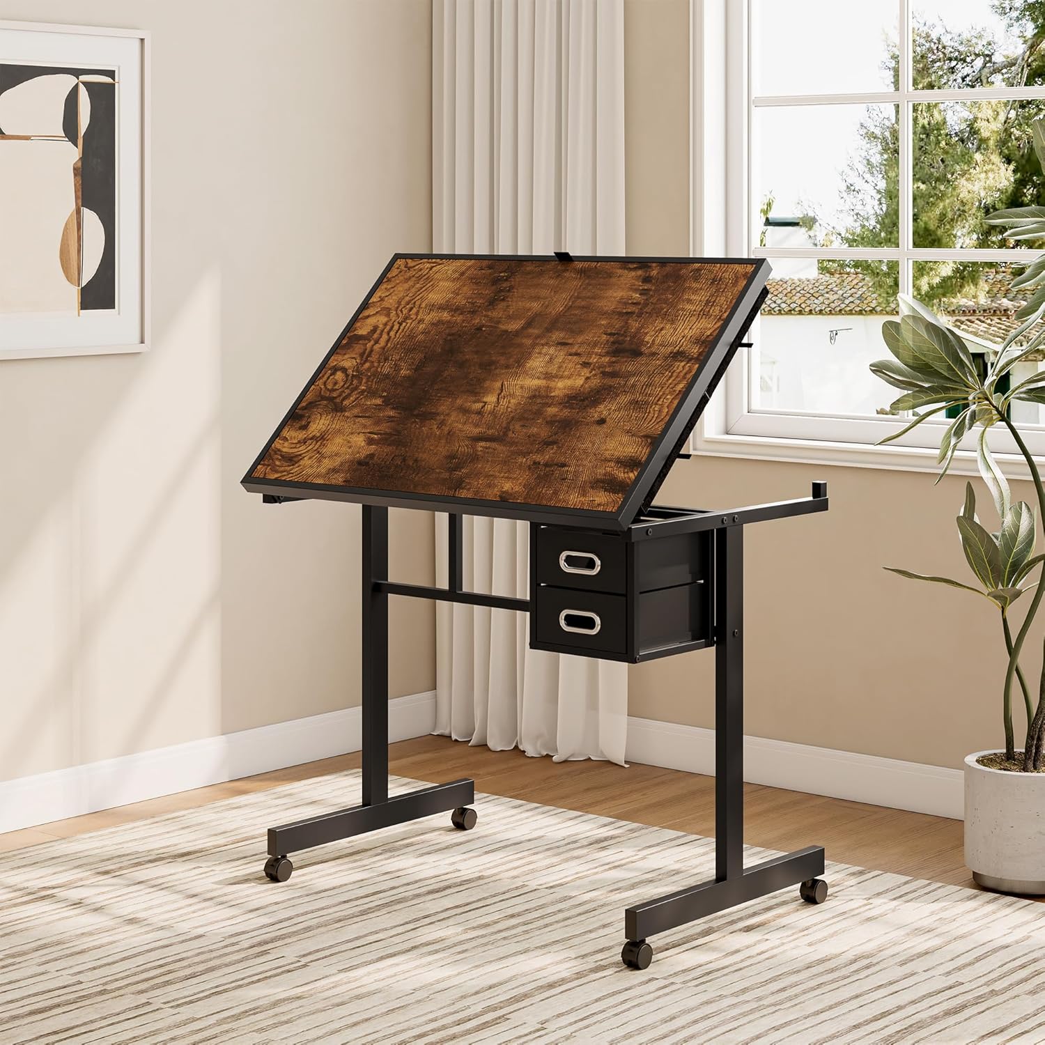 Adjustable Drafting Table with – Home Office Studio recenzja i cena