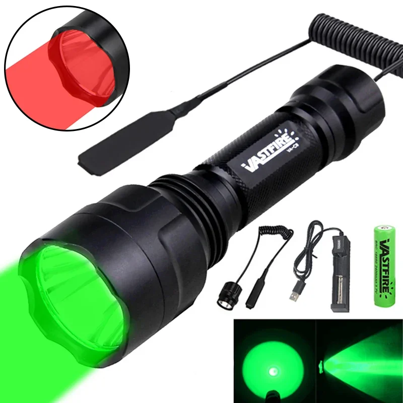 LED Tactical Hunting Flashligh – Zoom Lighting Kit recenzja i cena