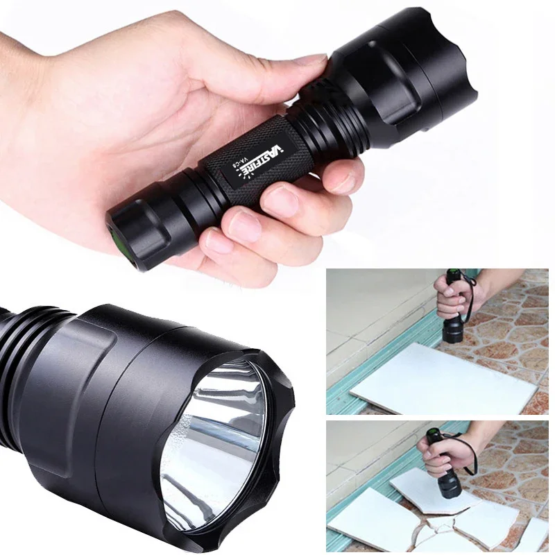 LED Tactical Hunting Flashligh – Zoom Lighting Kit recenzja i cena