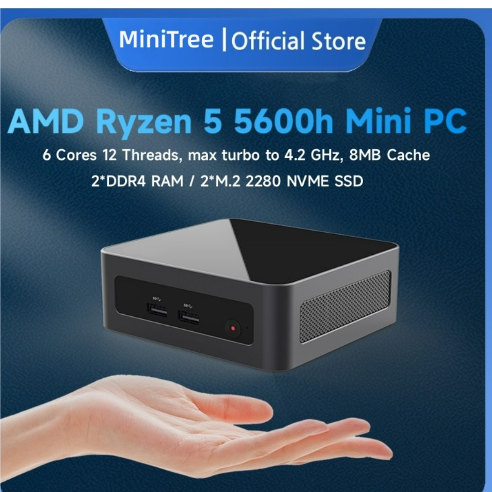 AMD NUC Mini Box PC Ryzen 5 56 – Home Office Windows 11 recenzja i cena