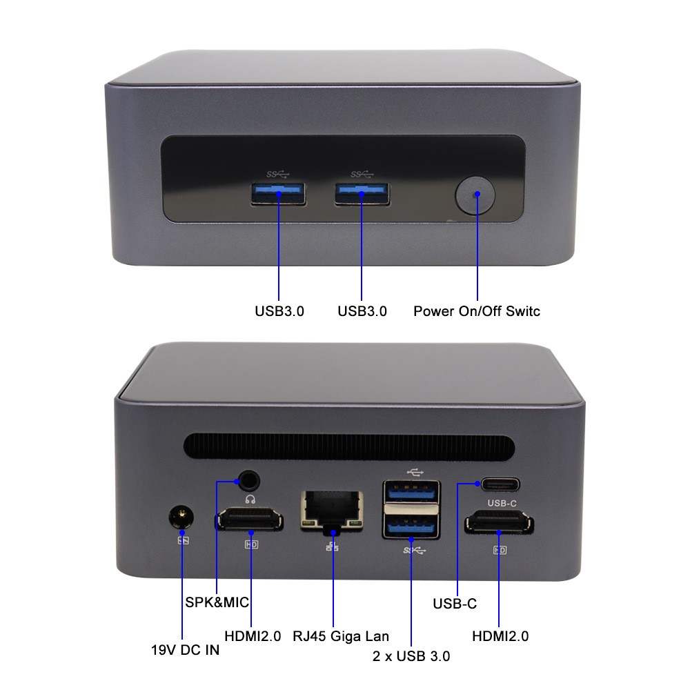 AMD NUC Mini Box PC Ryzen 5 56 – Home Office Windows 11 recenzja i cena