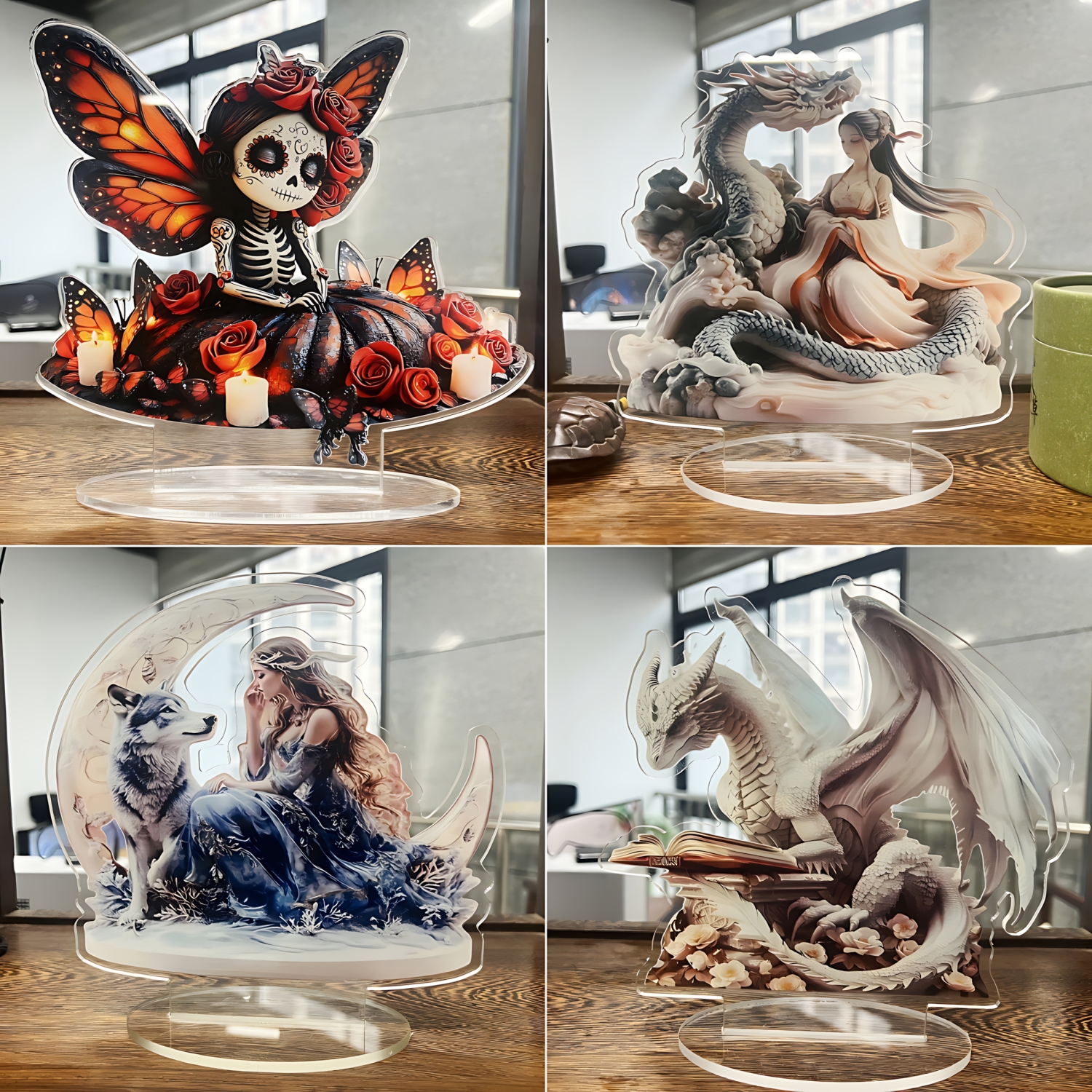 Fairy Statue,2D Flat Acrylic P – Home Office Studio recenzja i cena