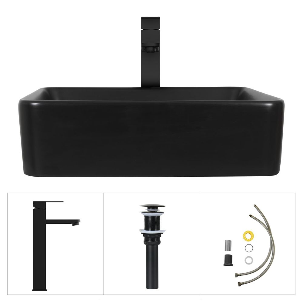 Inch Bathroom Vanity with Sink – Drawer Pedestal Cabinet recenzja i cena