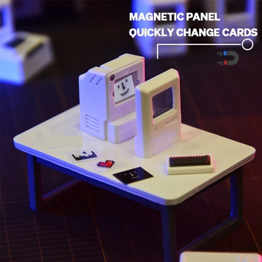 Retro Mini Macintosh Keycaps M – Keyboard Tray Under Desk recenzja i cena