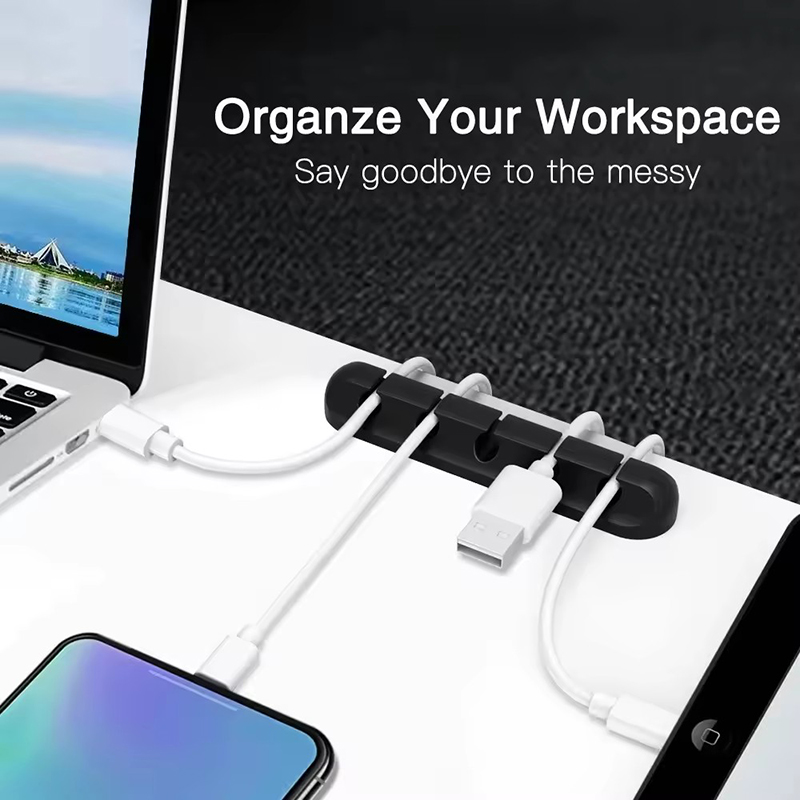 Silicone USB Cable Clip Winder – Home Office Organization recenzja i cena