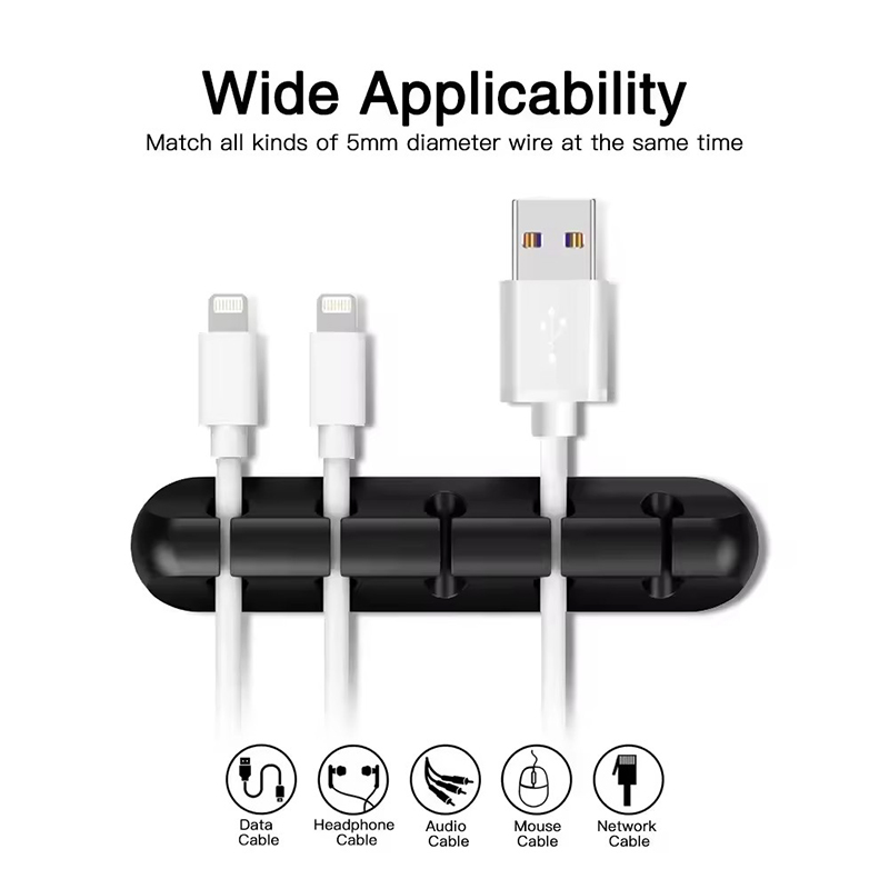 Silicone USB Cable Clip Winder – Home Office Organization recenzja i cena