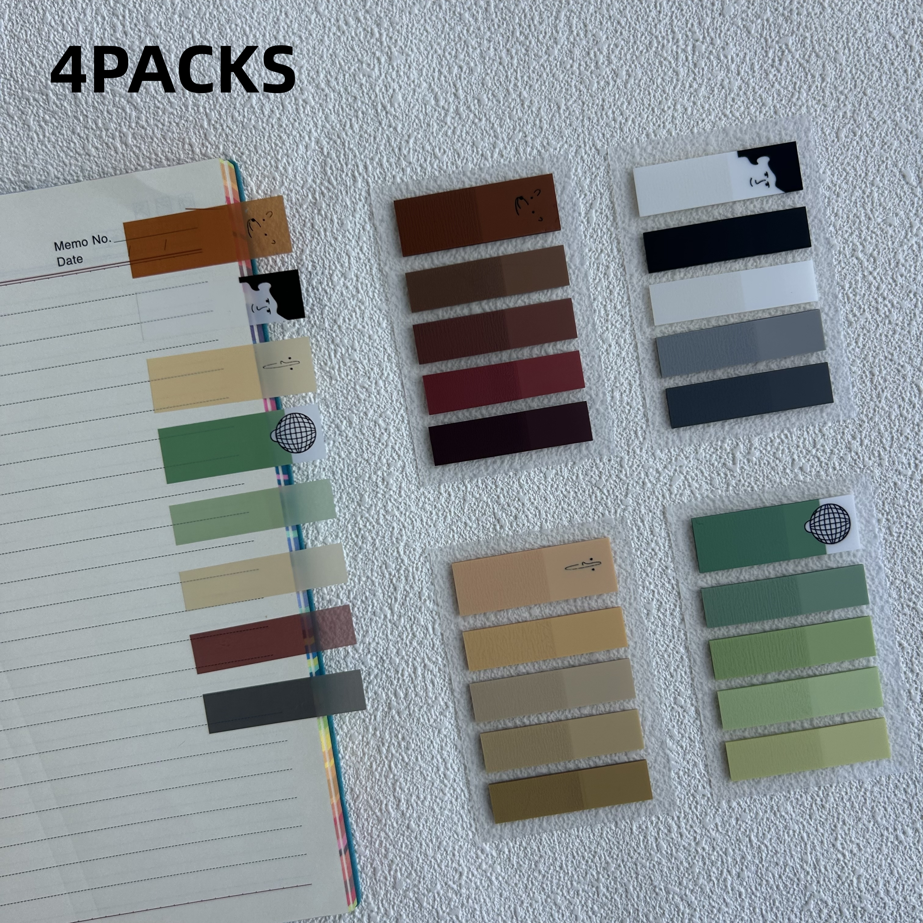 4Packs Transparent Sticky Note – Sticky Note Dispenser recenzja i cena