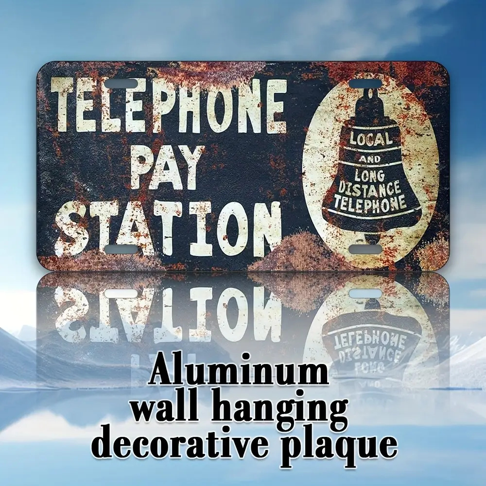Tin Sign - Telephone Pay Stati – Home Office Pay recenzja i cena