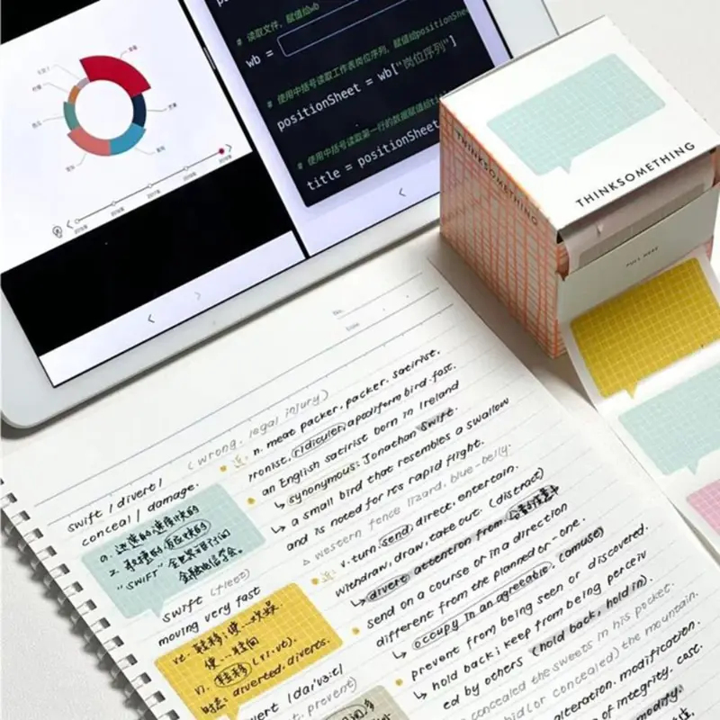 100PCS/Set Pull-out Memo Pad C – Sticky Note Dispenser recenzja i cena