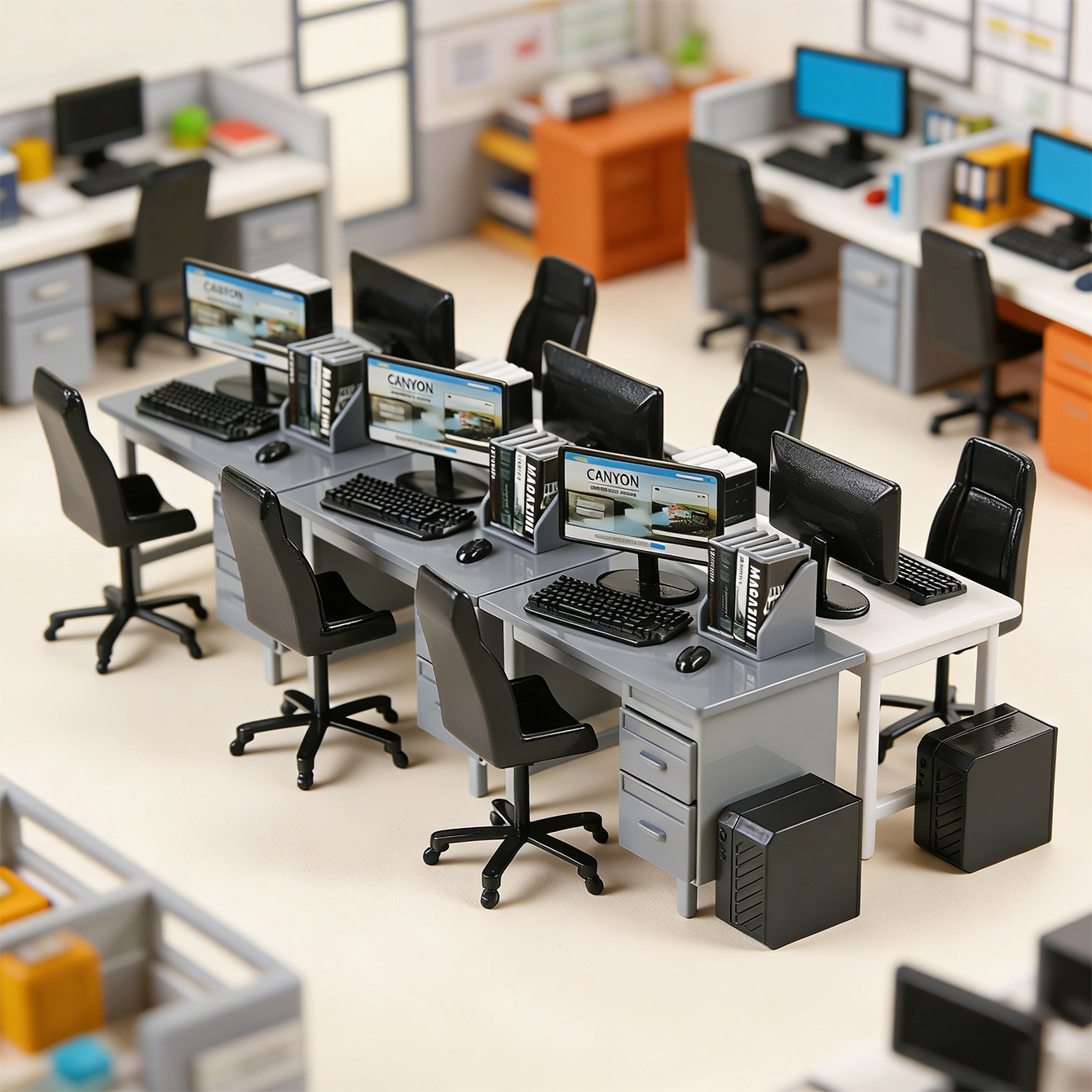 Miniature desk computer set: m – Home Office Kit recenzja i cena