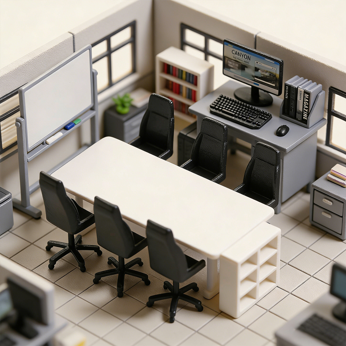 Miniature desk computer set: m – Home Office Kit recenzja i cena