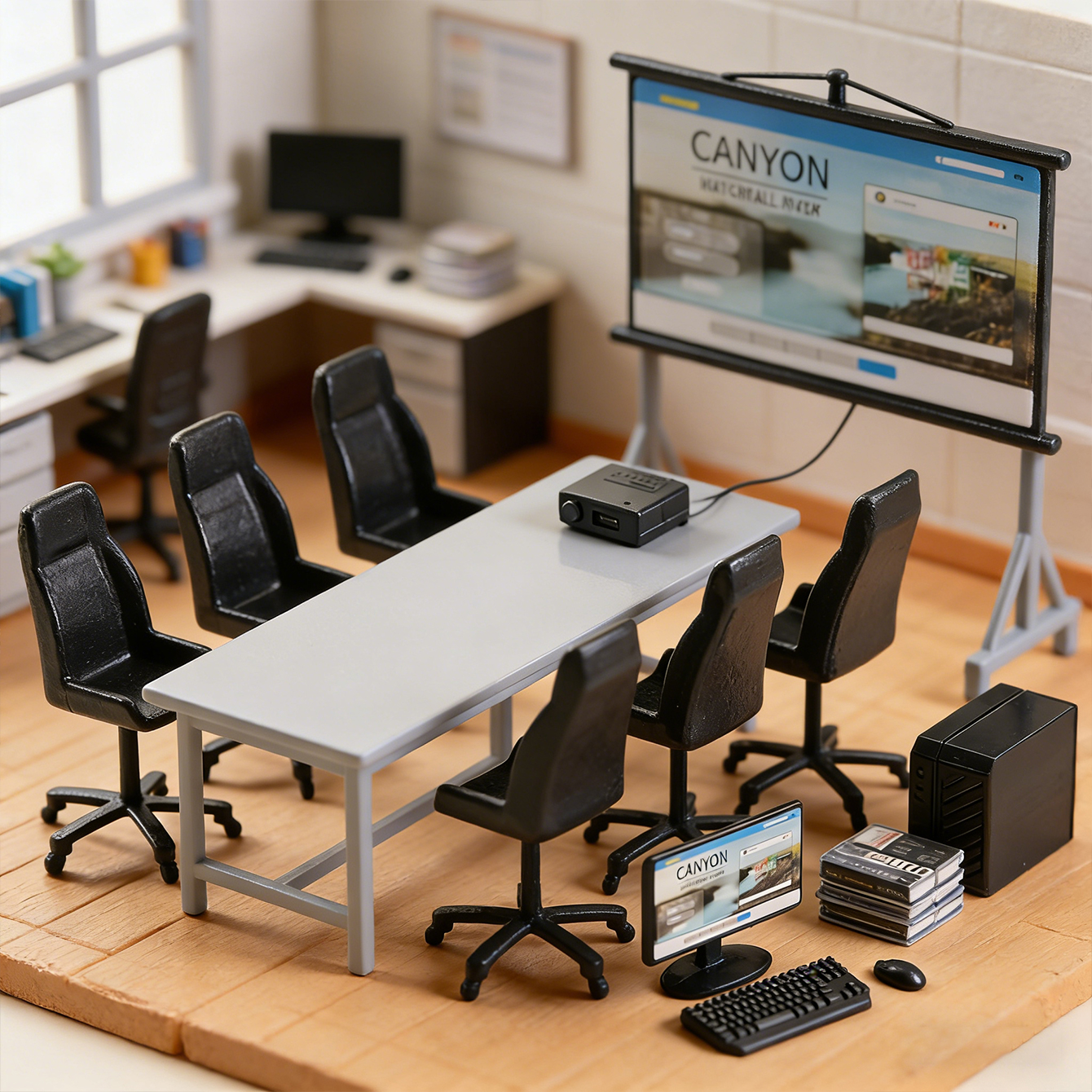 Miniature desk computer set: m – Home Office Kit recenzja i cena