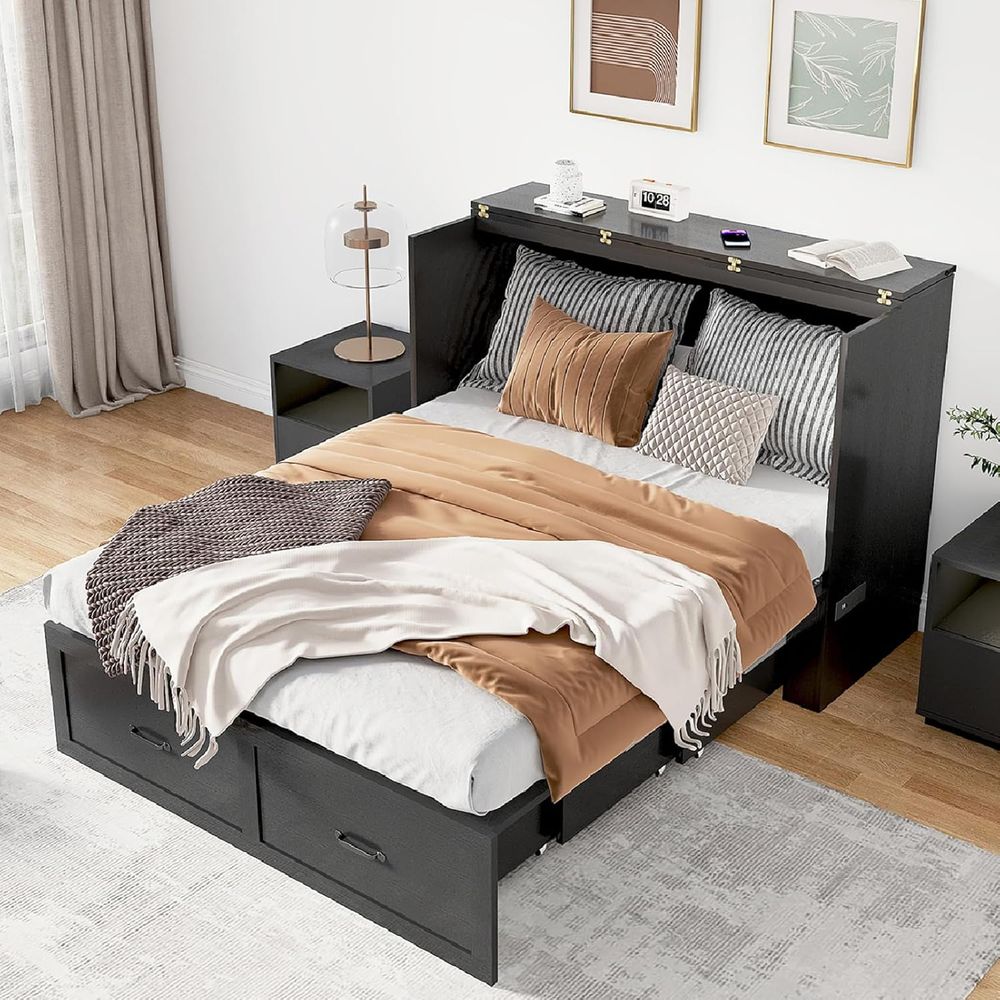 Murphy Chest Bed with Desk and – Desk Charging Station recenzja i cena