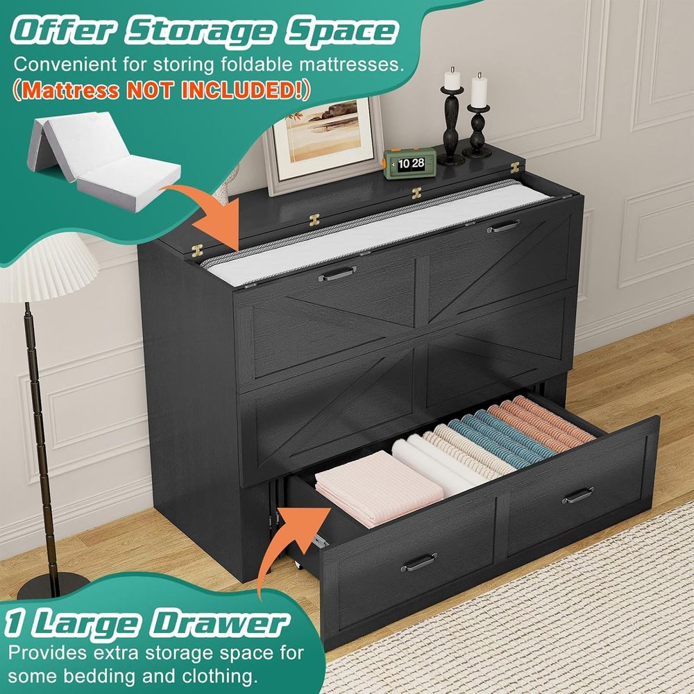 Murphy Chest Bed with Desk and – Desk Charging Station recenzja i cena