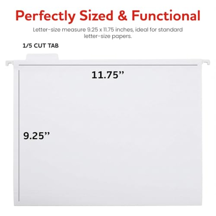 Hanging File Folders 8 Pack, L – Home Office Organization recenzja i cena