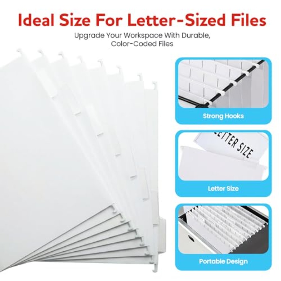 Hanging File Folders 8 Pack, L – Home Office Organization recenzja i cena