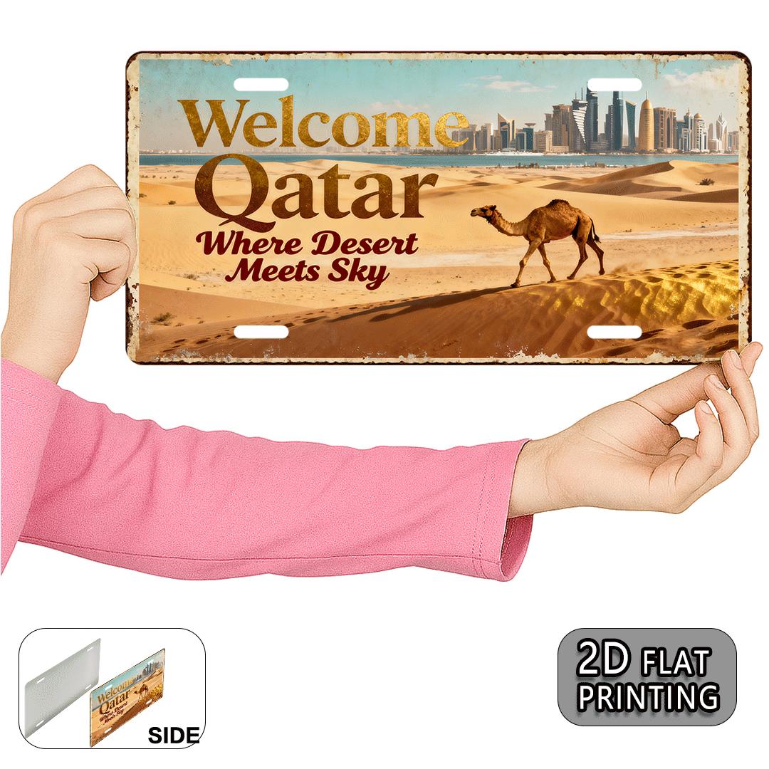 WELCOME QATAR CAMEL AL Sign -  – Home Office Qatar recenzja i cena