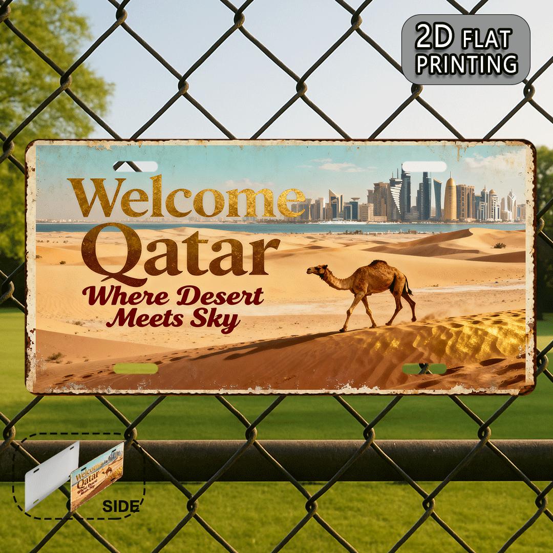 WELCOME QATAR CAMEL AL Sign -  – Home Office Qatar recenzja i cena