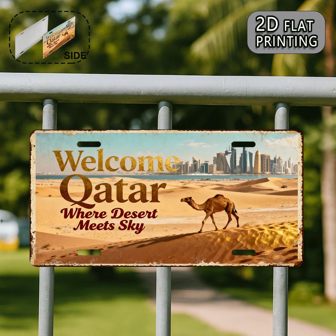 WELCOME QATAR CAMEL AL Sign -  – Home Office Qatar recenzja i cena