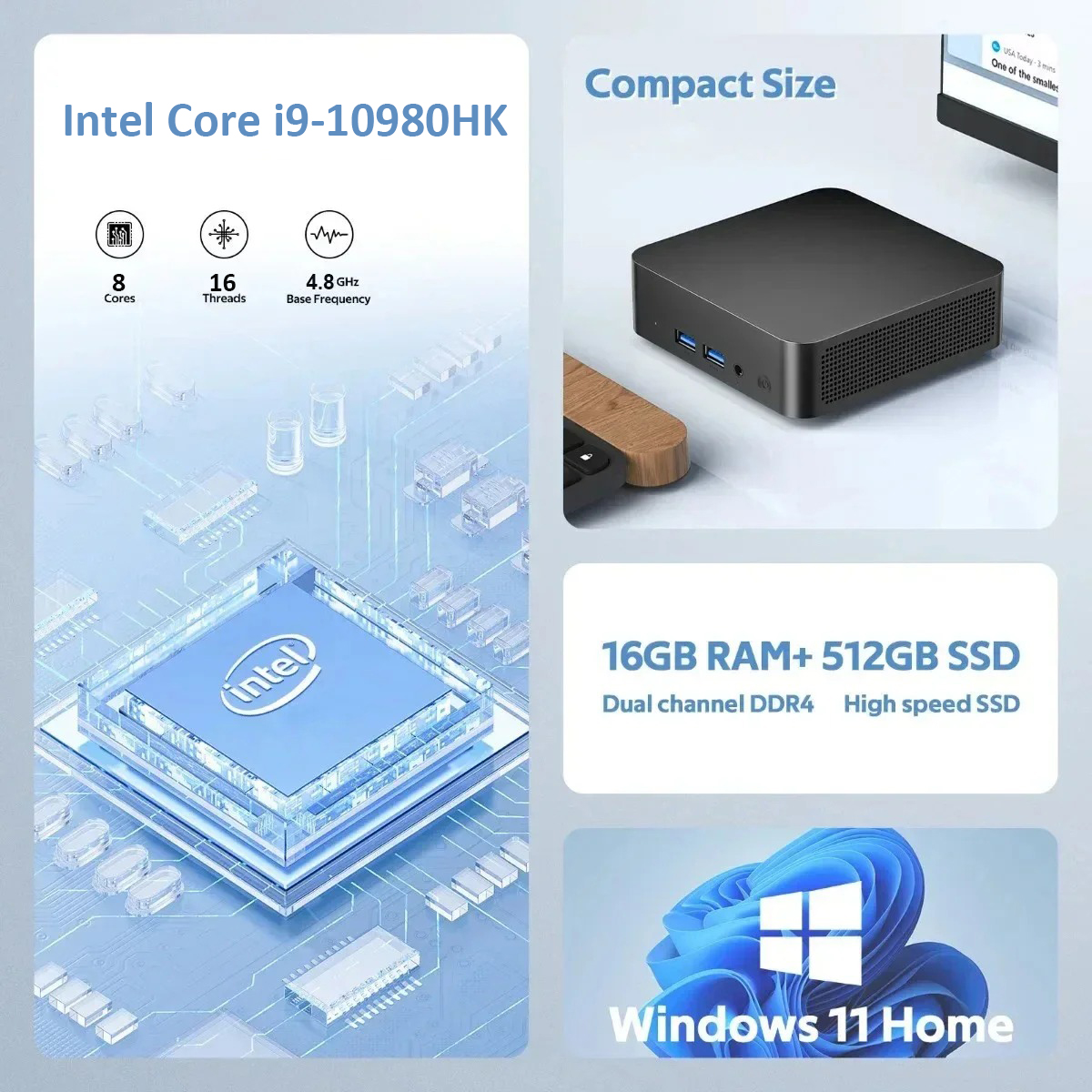 Brand New Mini PC Windows 11 I – Home Office Windows 11 recenzja i cena