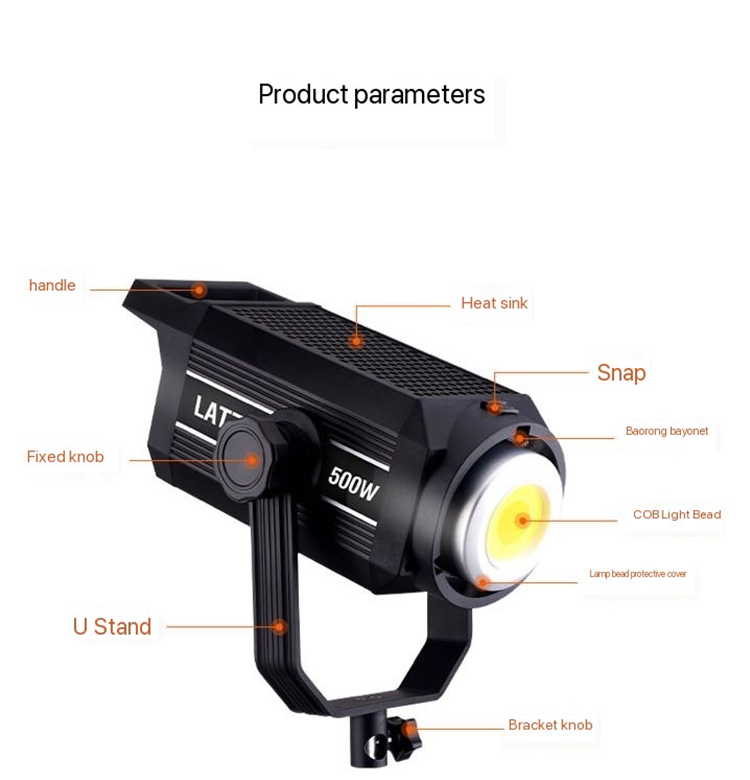 LATZZ 500W LED Video Light 280 – Zoom Lighting Kit recenzja i cena