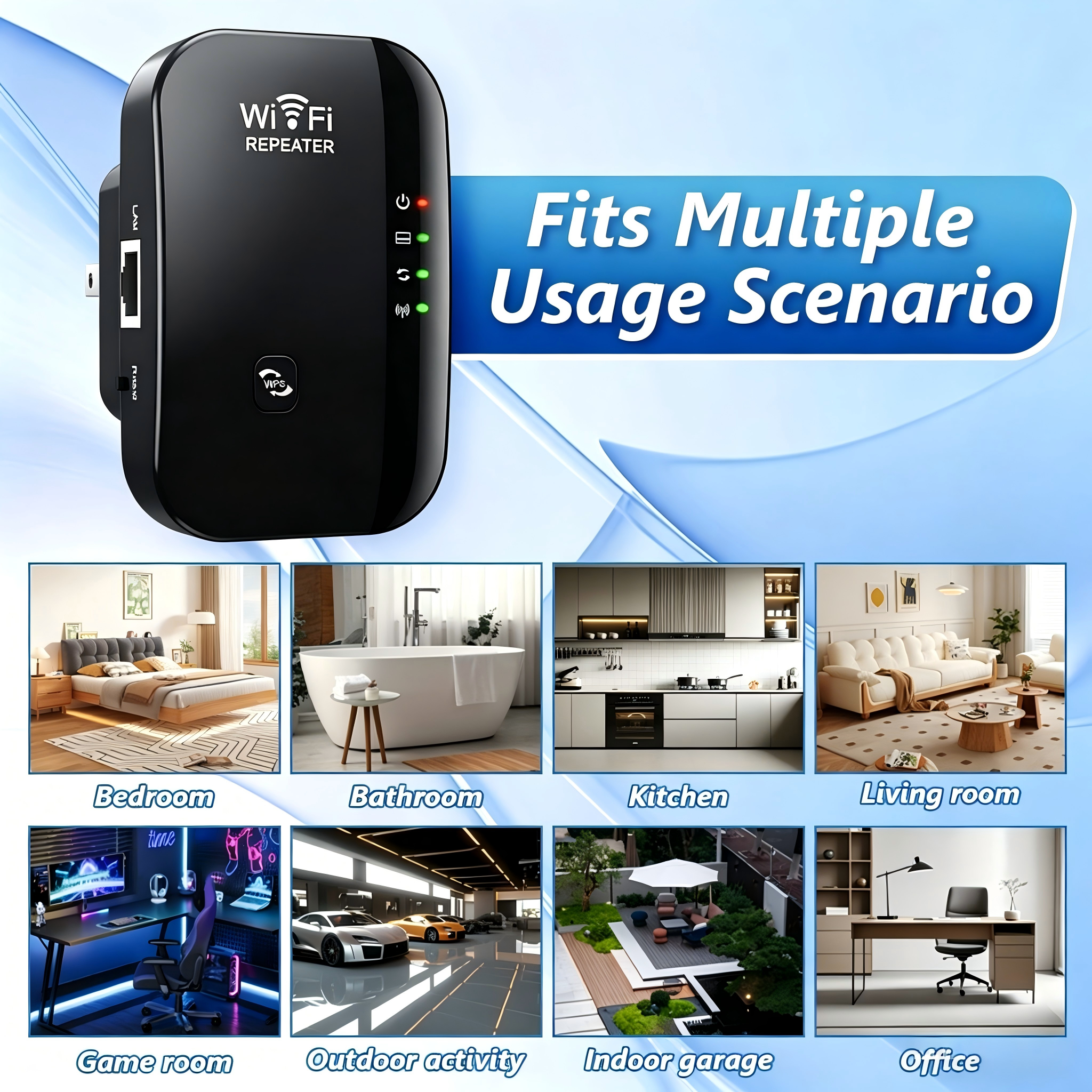 Wireless 300M 2.4GHz WiFi Rang – Home Office Studio recenzja i cena
