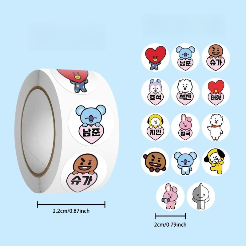 BT21 anime peripheral 500 stic – Home Office Kit recenzja i cena