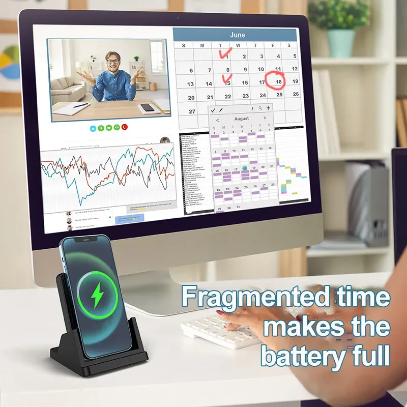 Wireless Charger Pad Stand Des – Desk Charging Station recenzja i cena