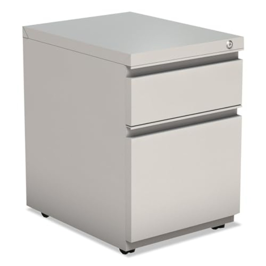 Light Gray 2-Drawer Metal Pede – Drawer Pedestal Cabinet recenzja i cena