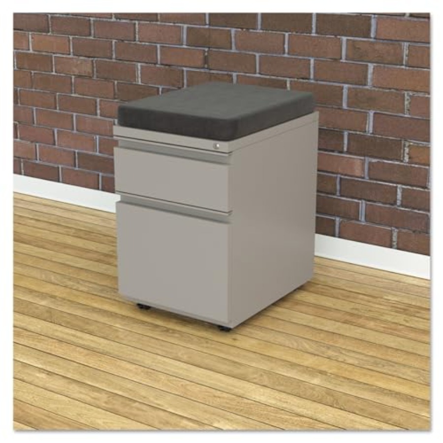 Light Gray 2-Drawer Metal Pede – Drawer Pedestal Cabinet recenzja i cena