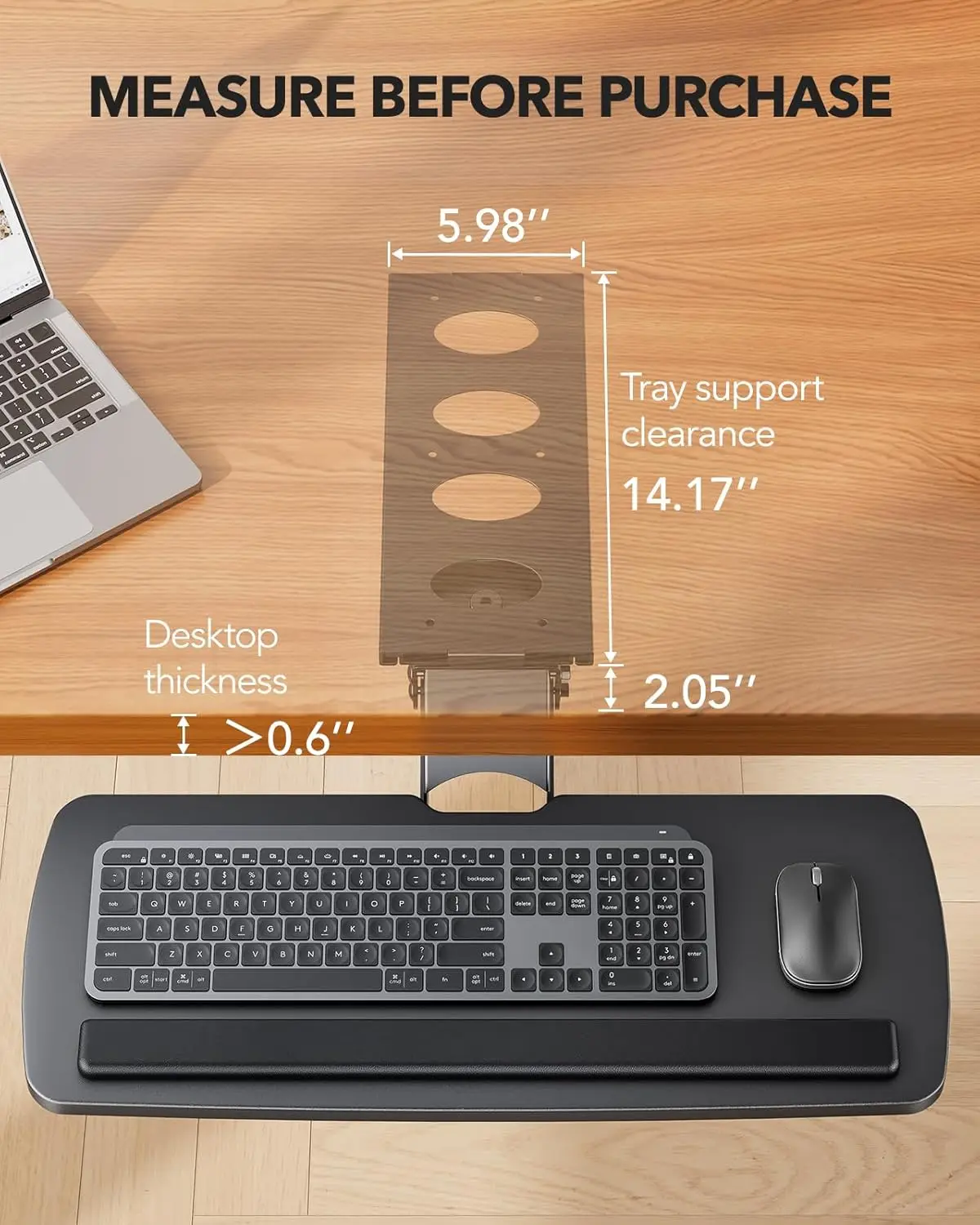 Under Desk Keyboard Tray Slide – Keyboard Tray Under Desk recenzja i cena