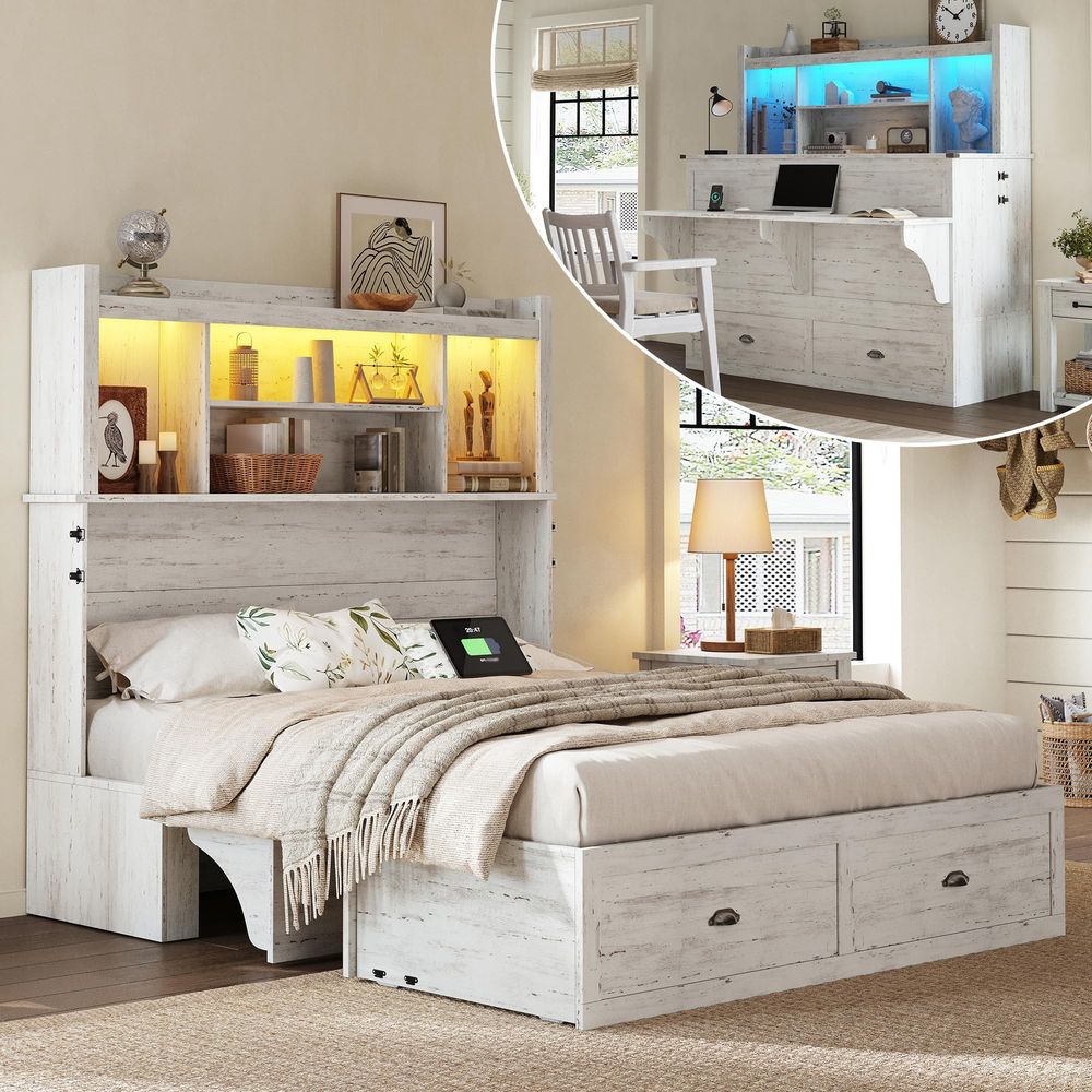 Murphy Wall Bed with Charging  – Desk Charging Station recenzja i cena