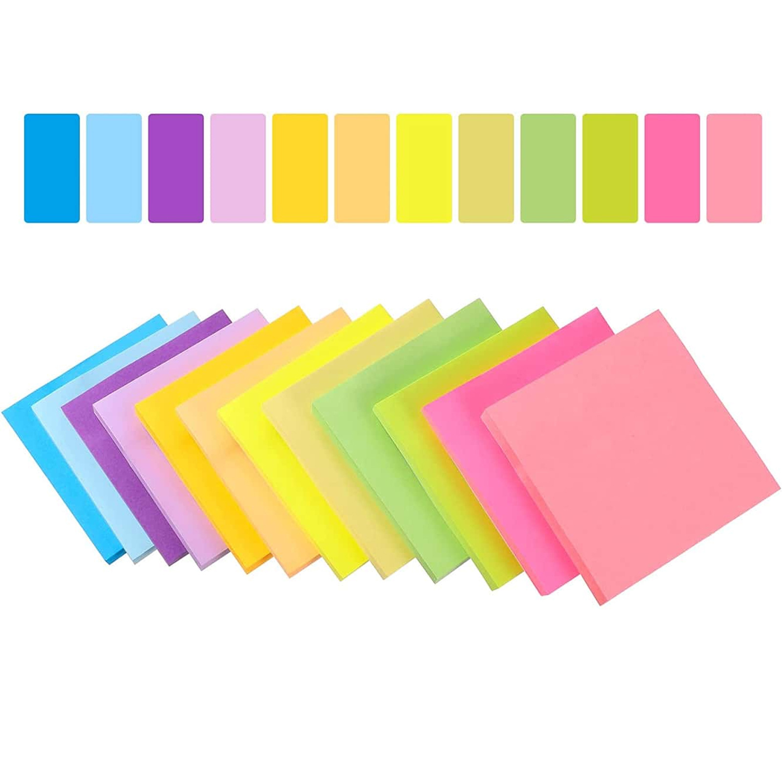 6 Pcs Fluorescent color 3*3inc – Sticky Note Dispenser recenzja i cena