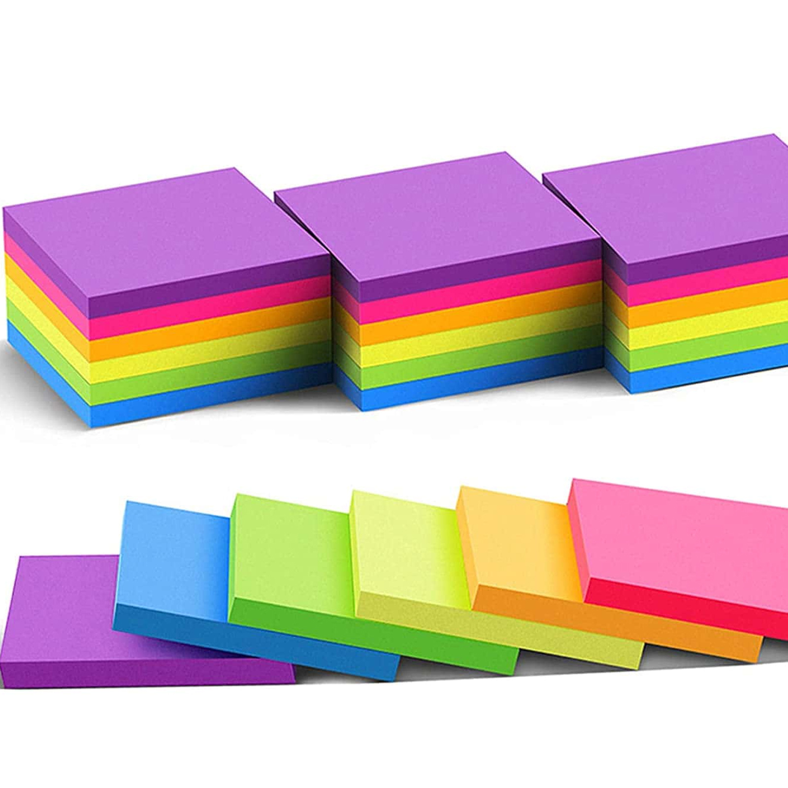 6 Pcs Fluorescent color 3*3inc – Sticky Note Dispenser recenzja i cena