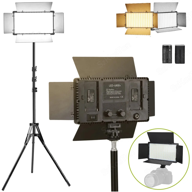 U800 U600 LED Photo Studio Vid – Zoom Lighting Kit recenzja i cena